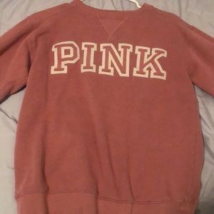 Pink from pink sweater